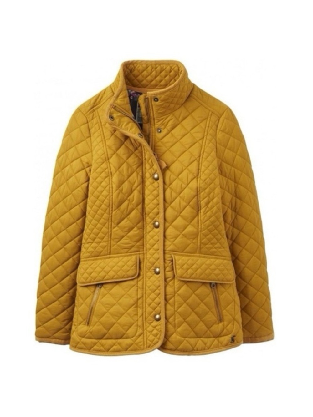 Joules Quilted Mustard Women's Jacket NWT